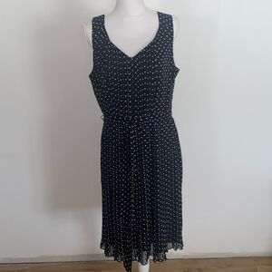 east 5th Sleeveless Belted Sheath Dress